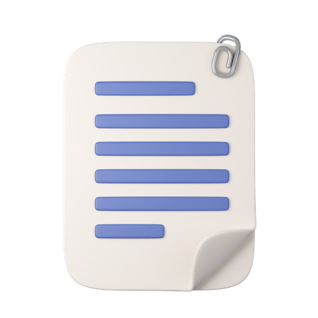 Documents  3D Icon