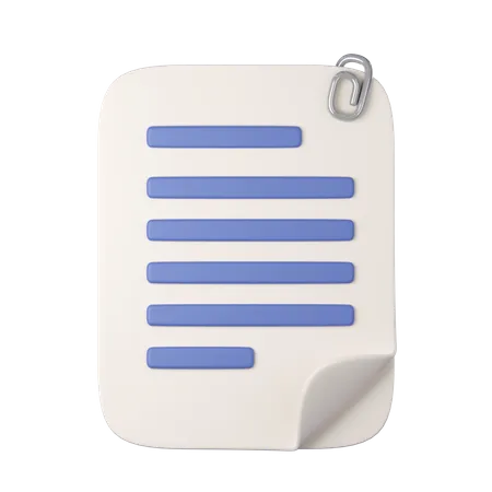 Documents  3D Icon