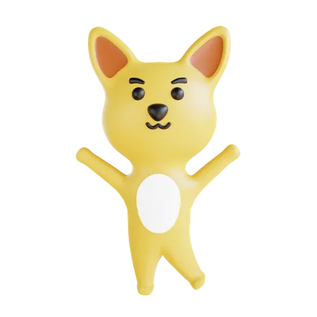 Dog  3D Illustration