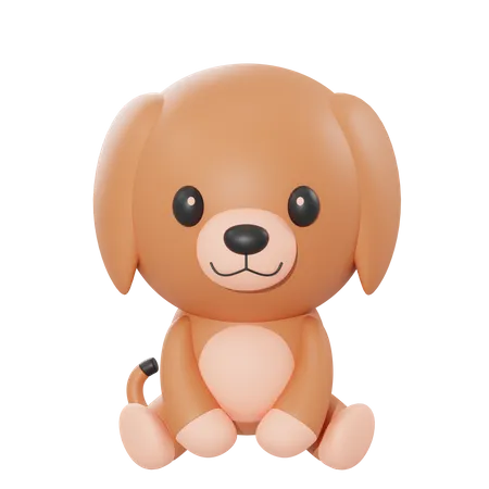 Dog  3D Illustration