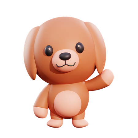 Dog  3D Illustration