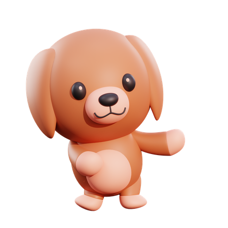 Dog  3D Illustration