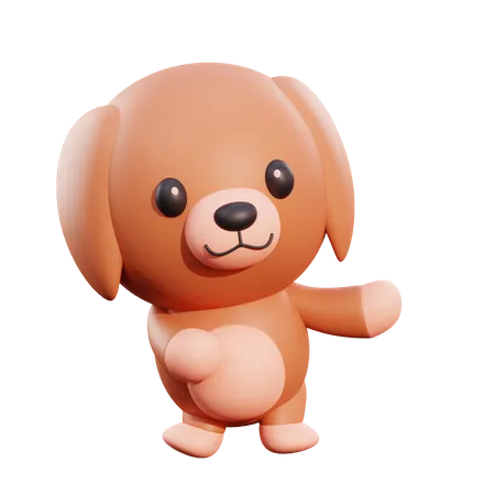 Dog  3D Illustration