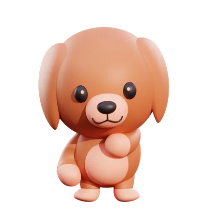 Dog  3D Illustration