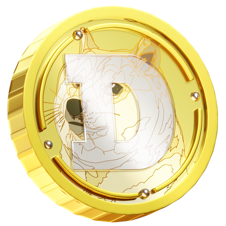 Dogecoin  3D Icon