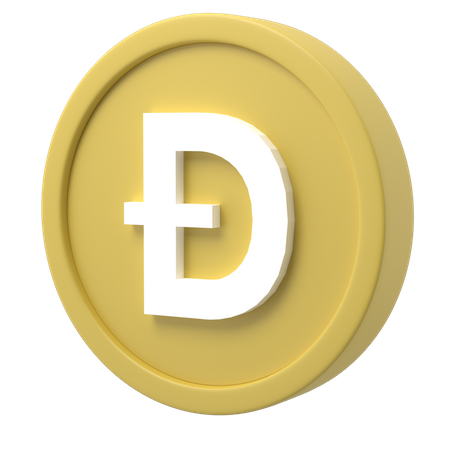 Dogecoin  3D Illustration