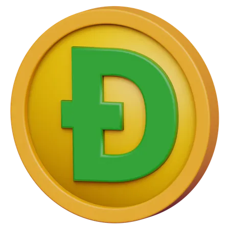 Dogecoin  3D Icon