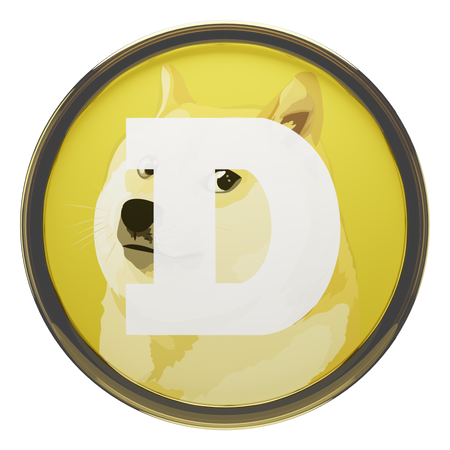 Dogecoin  3D Icon