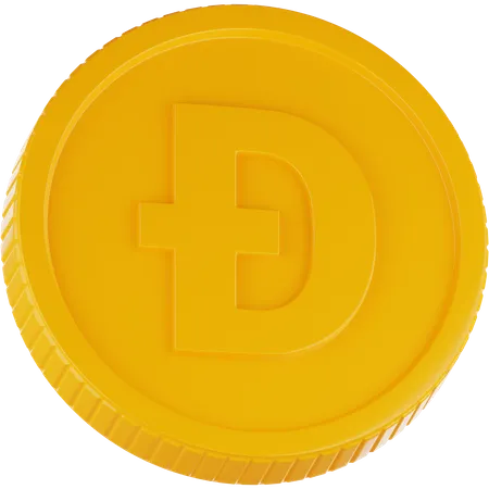 Dogecoin  3D Icon