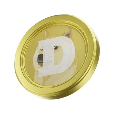 Dogecoin  3D Icon