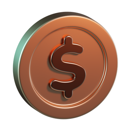 Dólar  3D Icon