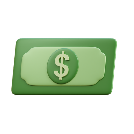 Dólar  3D Icon