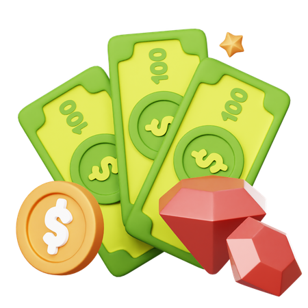 Dólar  3D Icon