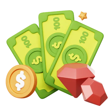 Dólar  3D Icon