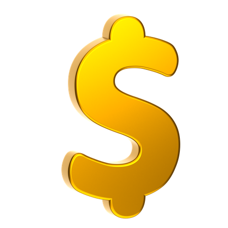 Dólar  3D Icon