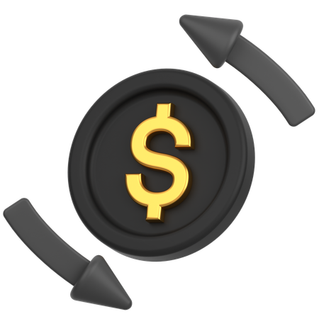 Dólar  3D Icon