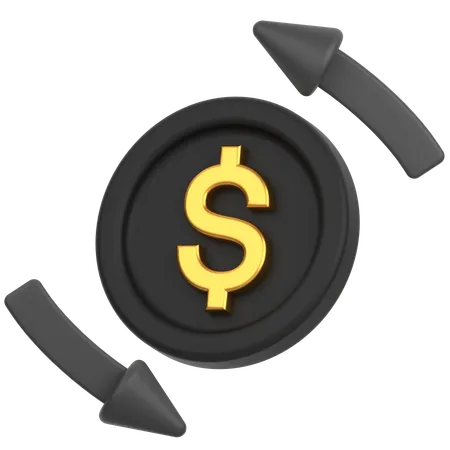 Dólar  3D Icon