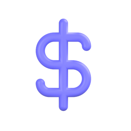 Dólar  3D Icon