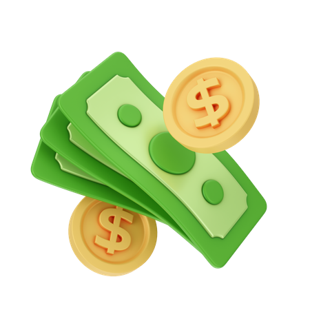 Dólar  3D Illustration