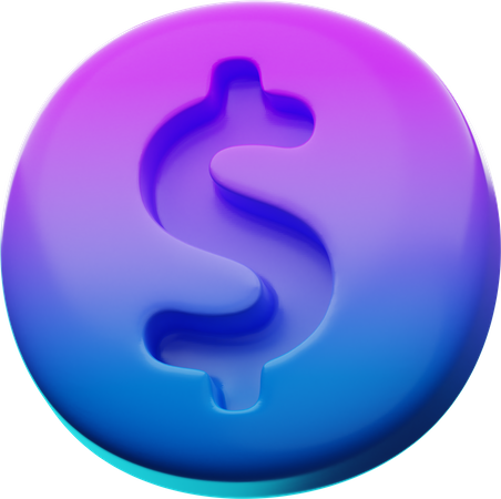 Dólar  3D Icon