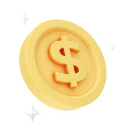 Dólar  3D Icon