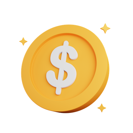 Dólar  3D Icon