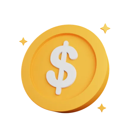 Dólar  3D Icon