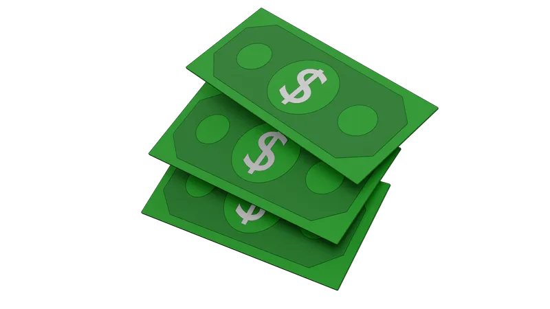 Dólar  3D Icon