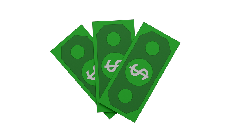 Dólar  3D Icon