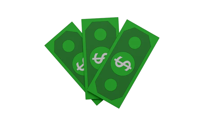 Dólar  3D Icon