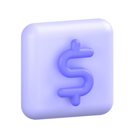 Dólar  3D Icon