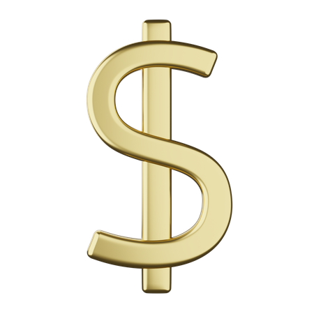 Dólar  3D Icon