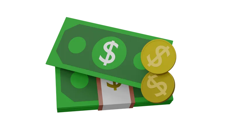 Dólar  3D Icon