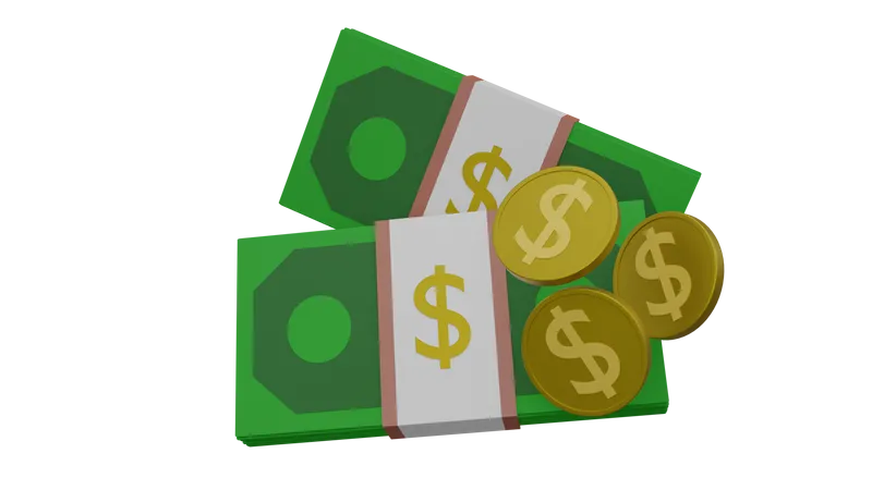 Dólar  3D Icon