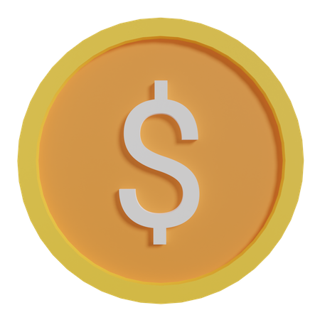 Dólar  3D Icon