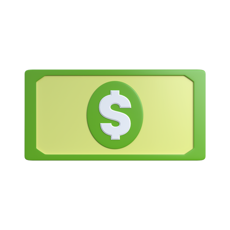 Dólar  3D Icon