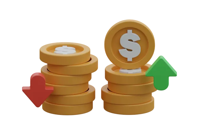 Dólar  3D Icon