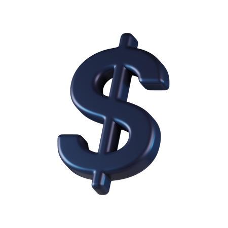 Dólar  3D Icon