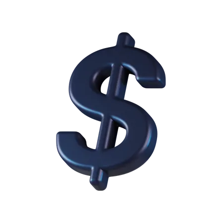 Dólar  3D Icon