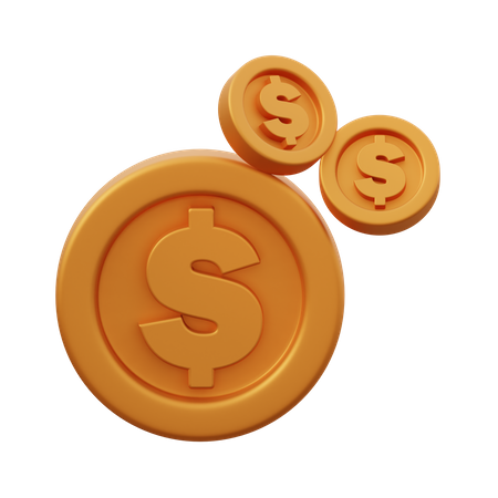 Dólar  3D Icon