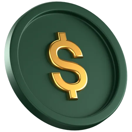 Dólar  3D Icon