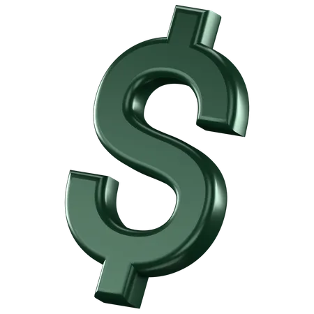 Dólar  3D Icon