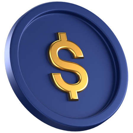 Dólar  3D Icon