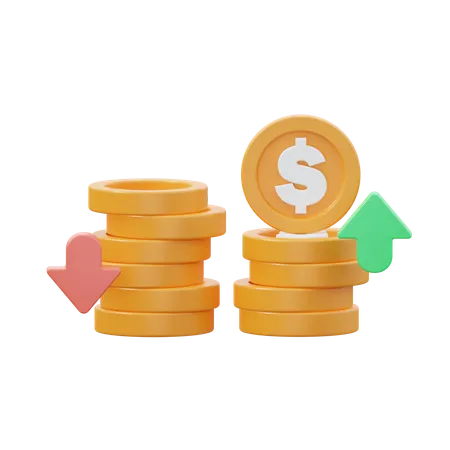 Dólar  3D Icon