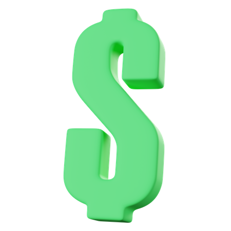 Dólar  3D Icon