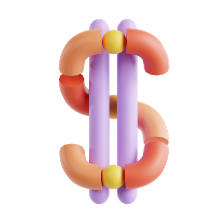 Dólar  3D Icon