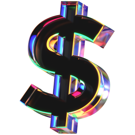 Dólar  3D Icon