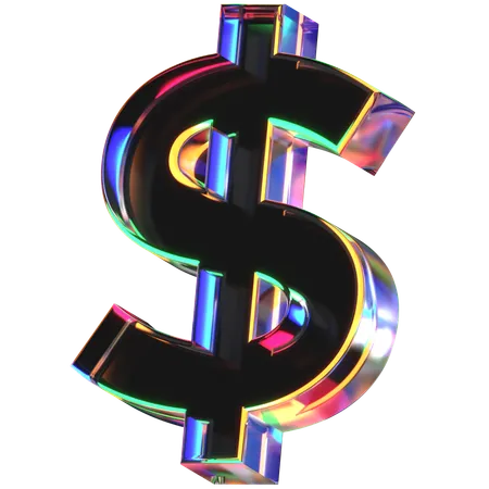 Dólar  3D Icon