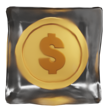 Dólar de activos congelados  3D Icon