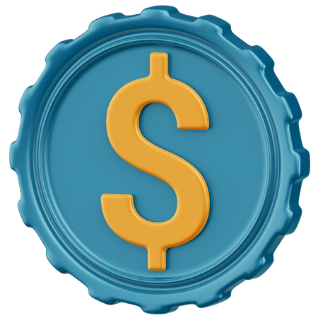 Dollar  3D Icon